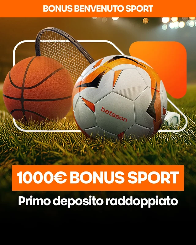 Promozione Betsson welcome offer sport
