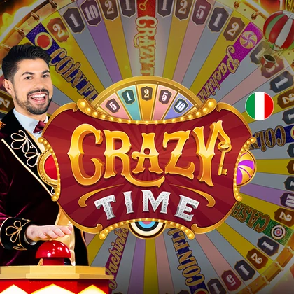Crazy Time live casino su Betsson